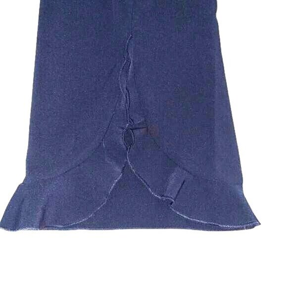 INC Womens Navy Bell-Bottom Flared Pants High-Rise With Side Zipper Size 16 - Picture 8 of 14